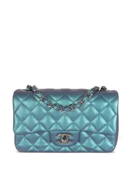 CHANEL Pre-Owned: Голубая сумка 