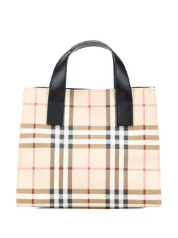 Burberry Pre-Owned: Коричневая сумка-шоппер 