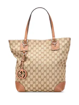 Gucci Pre-Owned: Коричневая сумка-шоппер 