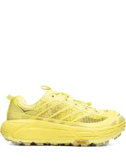 HOKA: Жёлтые кроссовки 
