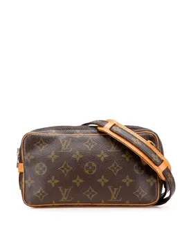 Louis Vuitton Pre-Owned: Коричневая сумка через плечо 