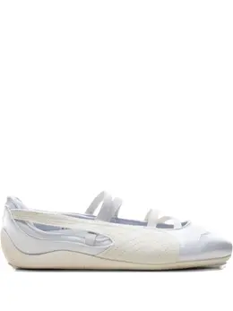 PUMA: Белые балетки  Speedcat