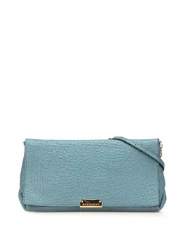 Burberry Pre-Owned: Голубая сумка через плечо 