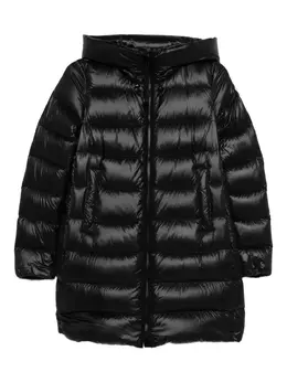 Moncler: Пальто с капюшоном 