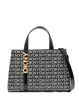 DKNY: Чёрная сумка-шоппер 