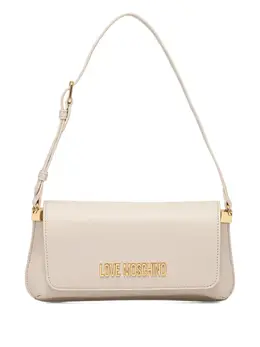 Love Moschino: Бежевая сумка 
