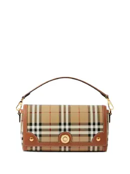 Burberry: Бежевая сумка-шоппер  Note