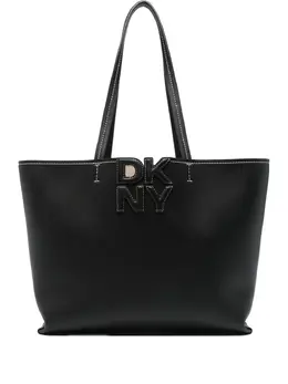 DKNY: Чёрная сумка-шоппер 