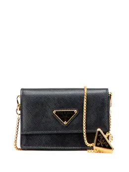 Prada Pre-Owned: Чёрный картхолдер 