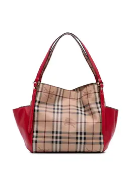Burberry Pre-Owned: Коричневая сумка-шоппер 