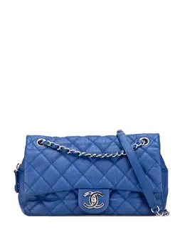 CHANEL Pre-Owned: Голубая сумка 