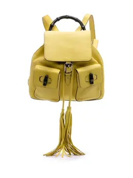 Gucci Pre-Owned: Жёлтый рюкзак 
