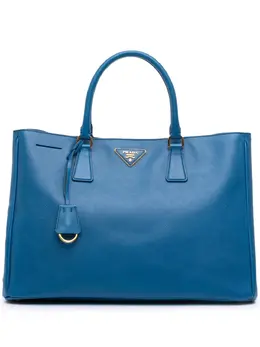 Prada Pre-Owned: Голубая сумка 
