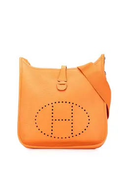 Hermès Pre-Owned: Оранжевая сумка через плечо 