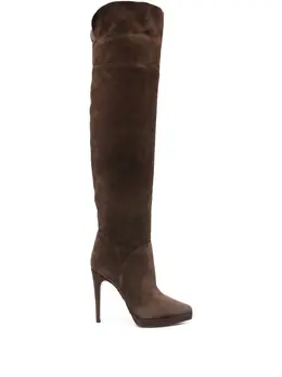 Casadei: Коричневые сапоги 