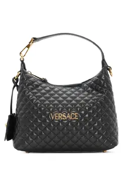 Versace: Чёрная сумка 