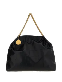 Stella McCartney: Чёрная сумка-шоппер  Falabella