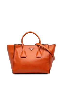 Prada Pre-Owned: Оранжевая сумка 