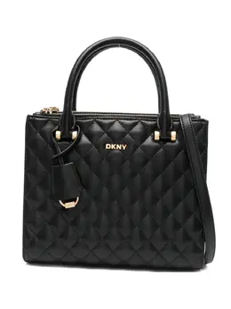 DKNY: Чёрная сумка-шоппер 