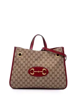 Gucci Pre-Owned: Коричневая сумка-шоппер 