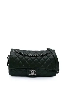 CHANEL Pre-Owned: Зелёная сумка 