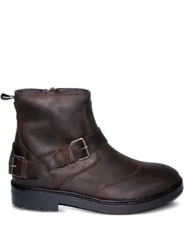 Belstaff: Тёмные ботинки 