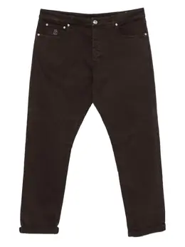 Brunello Cucinelli: Коричневые джинсы 