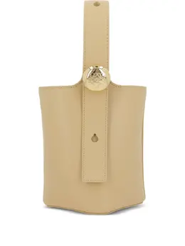 LOEWE: Бежевая сумка  Bucket