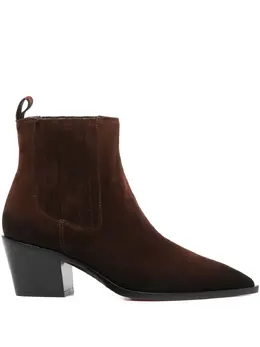 Santoni: Коричневые ботинки 