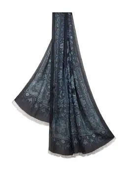 ETRO: Синий шарф 
