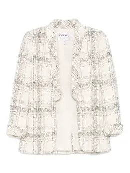 CHANEL Pre-Owned: Белая куртка 