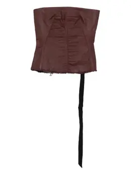 Rick Owens DRKSHDW: Красный корсет 