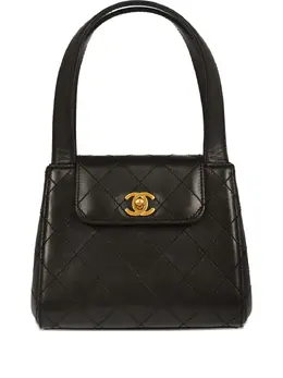 CHANEL Pre-Owned: Чёрная сумка 