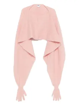 Moschino: Перчатки из альпаки 