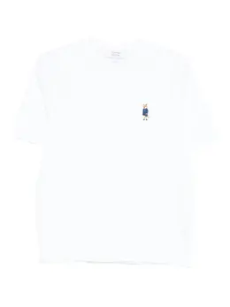 Maison Kitsuné: Белая футболка 