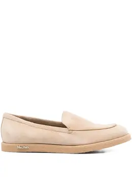 Max Mara: Бежевые лоферы 