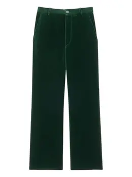 Saint Laurent: Бархатные брюки 