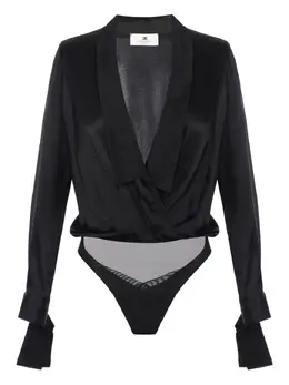 Elisabetta Franchi: Чёрный боди 