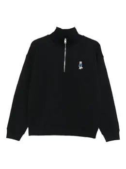 Maison Kitsuné: Чёрный свитшот 