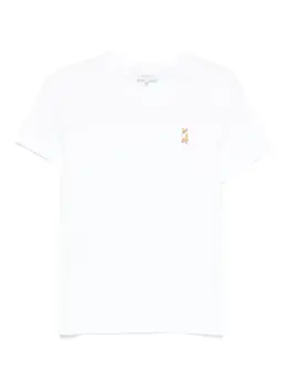 Maison Kitsuné: Белая футболка 