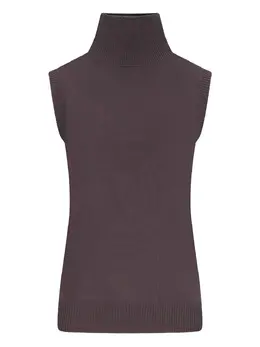 Sportmax: Свитер без рукава 