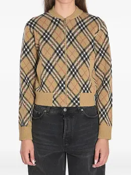 Burberry: Коричневый кардиган 