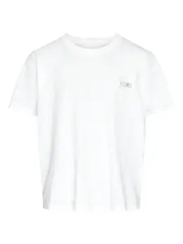 MM6 Maison Margiela: Белая футболка 