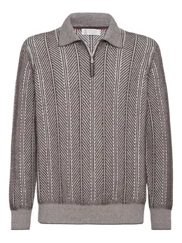 Brunello Cucinelli: Коричневое поло 