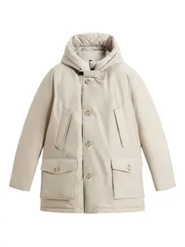 Woolrich: Пуховик  Artic с капюшоном