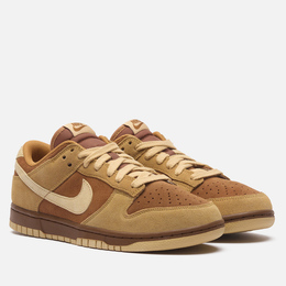 Nike: Коричневые кроссовки  Dunk Low