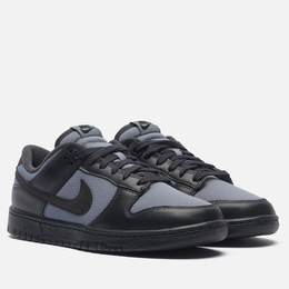 Nike: Чёрные кроссовки  Dunk Low Retro