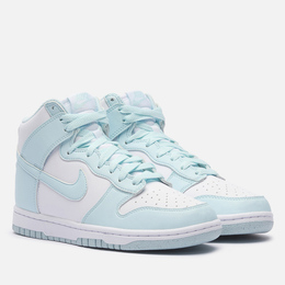 Nike: Голубые кроссовки  Dunk High