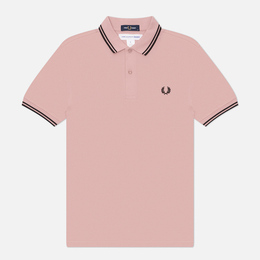 Comme des Garcons SHIRT: Розовое поло 