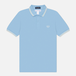 Comme des Garcons SHIRT: Голубое поло 